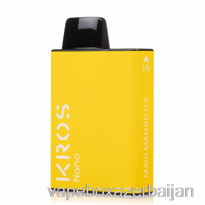 E-Juice Vape Kros Nano 5000 Disposable Maui Mango Ice